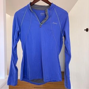 ASICS Vibrant Blue Half-Zip Top​